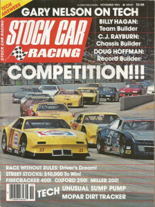STOCK CAR RACING 1983 NOV - Oxford 250, Nelson,Rayburn, Hoffman, Hagan